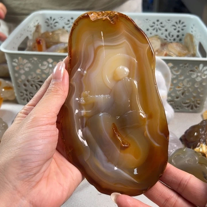玛瑙/玉髓吊坠(不含链)未镶嵌