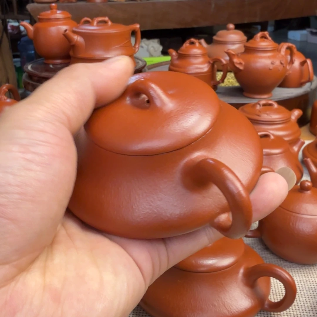 狂***卷紫砂壶全手工制作隐瓢