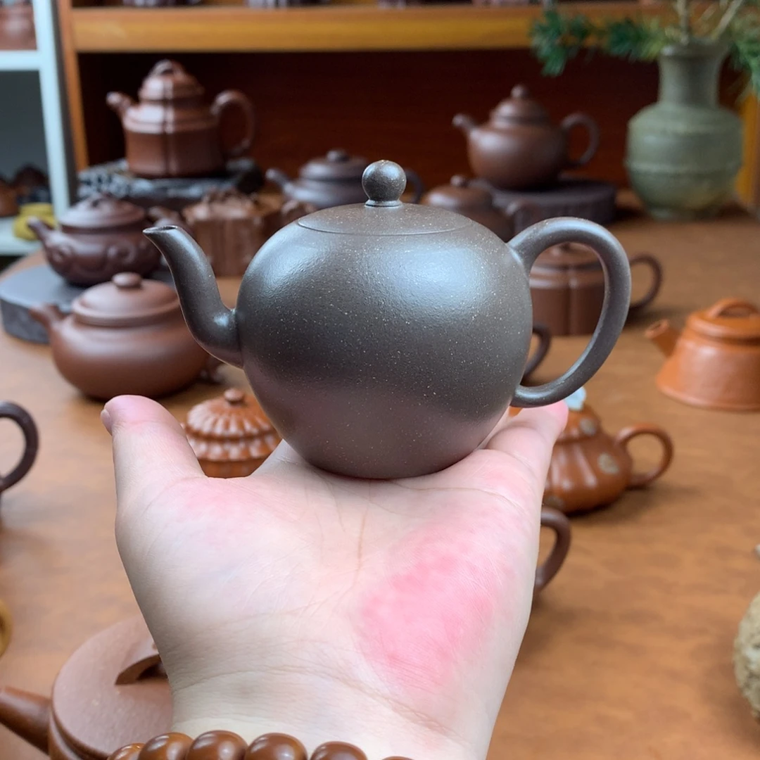 紫砂茶壶太极八卦容量130