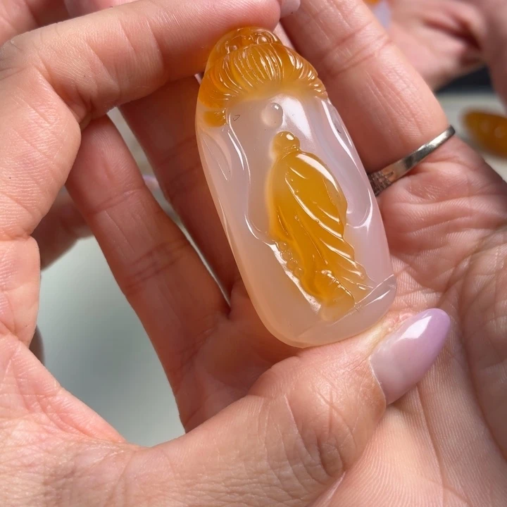 玛瑙/玉髓未镶嵌吊坠(不含链)