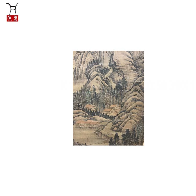 X1020山水立轴39X146/5.1平尺