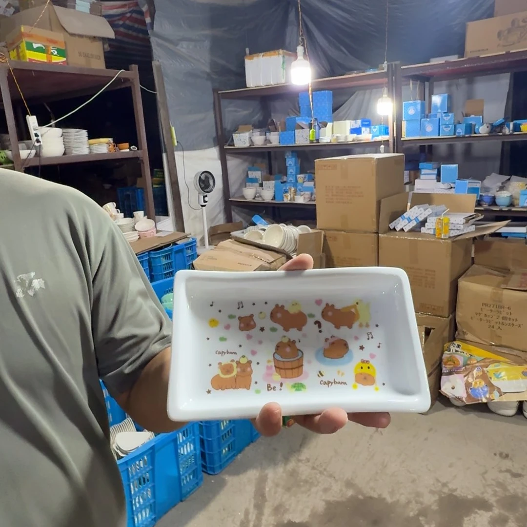 瓷片仓库直播瑕疵处理