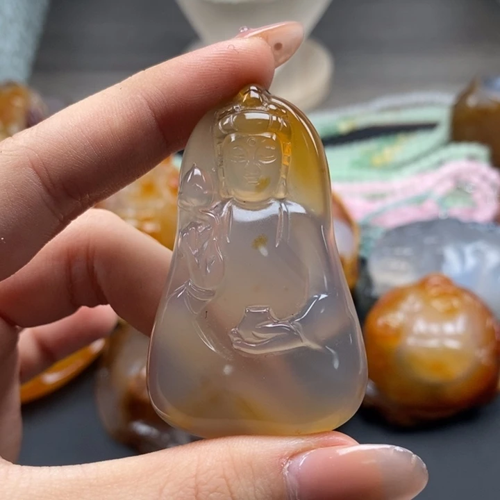 玛瑙/玉髓未镶嵌颈饰玛瑙