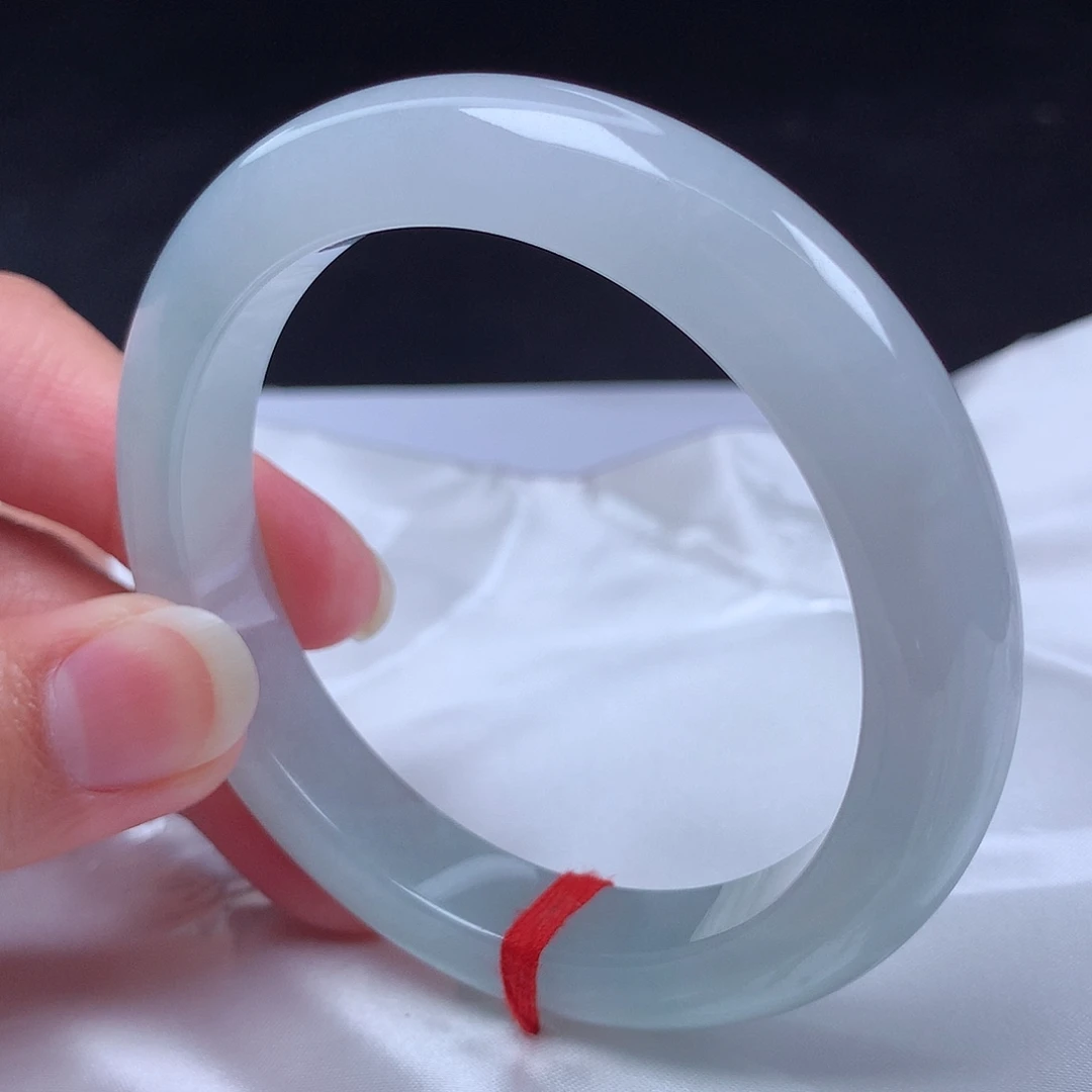 翡翠未镶嵌手镯56圈 t19117