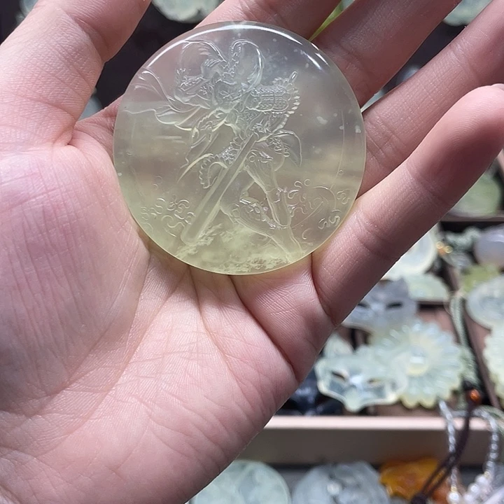未镶嵌岫玉吊坠(赠链)