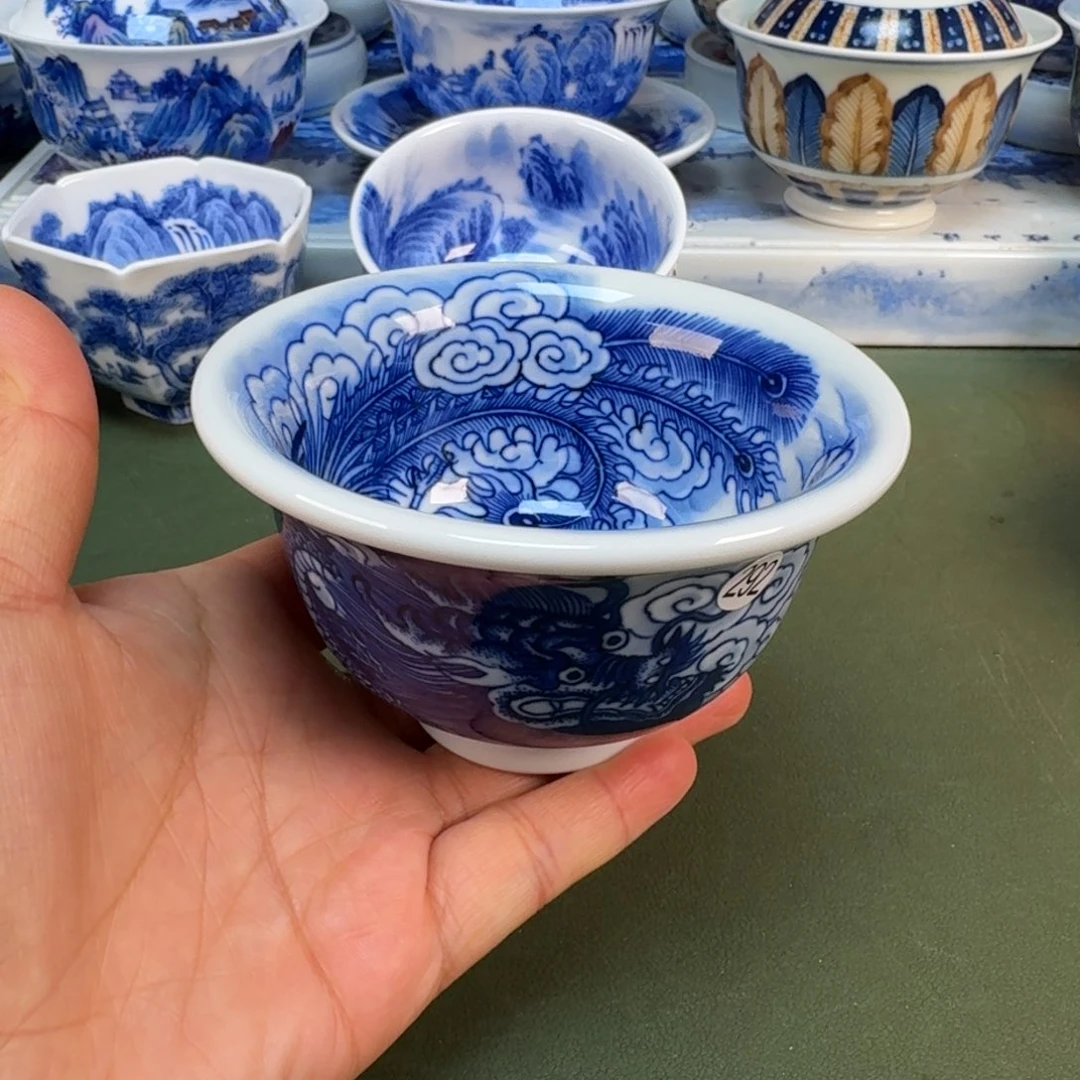 陶景德镇纯手绘茶具圆圆292