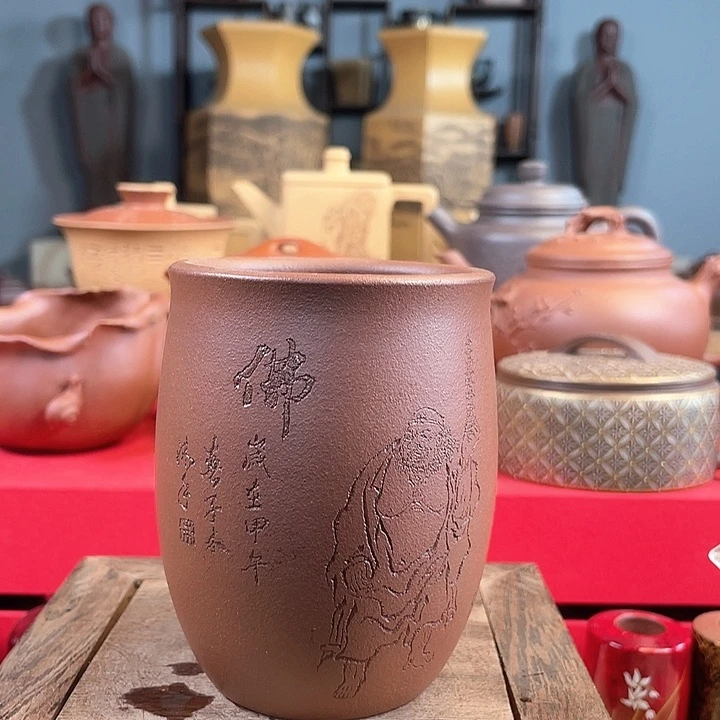 茶杯紫砂拖塔达摩杯