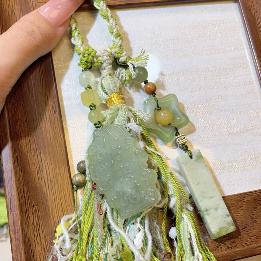 未镶嵌蛇纹石玉手链