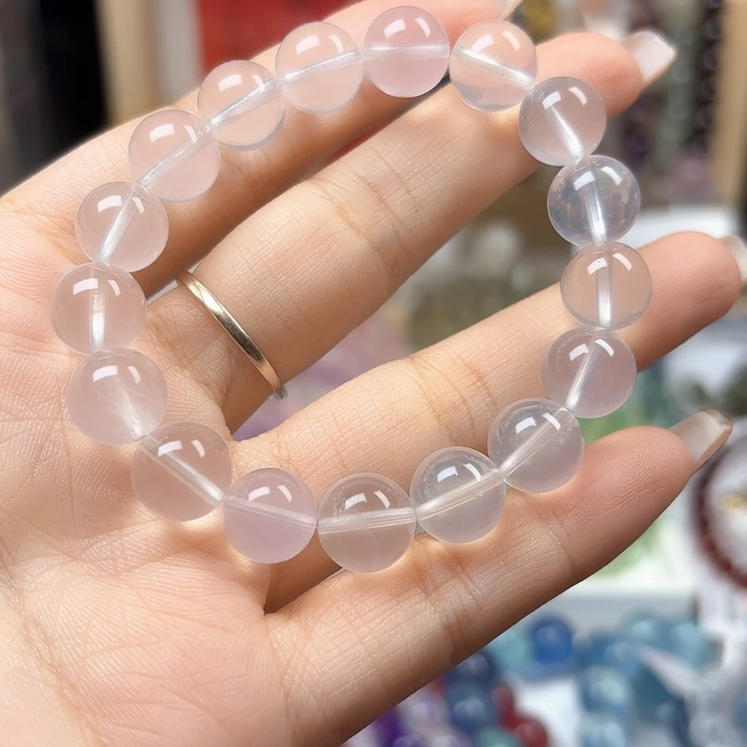 水晶手链未镶嵌奶白晶10.8