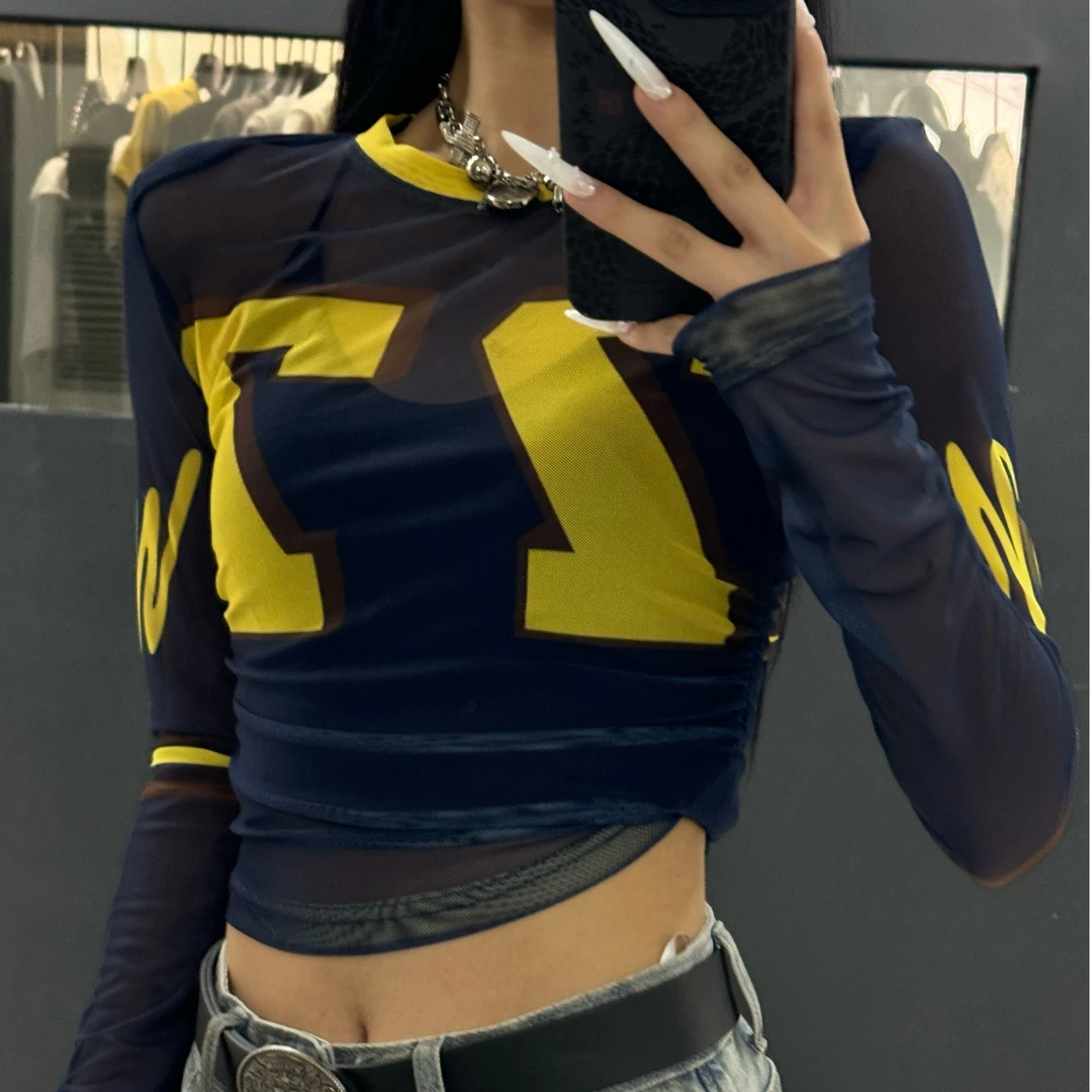 YUYU女装新款时尚洋气个性防晒衣纱衣上衣T