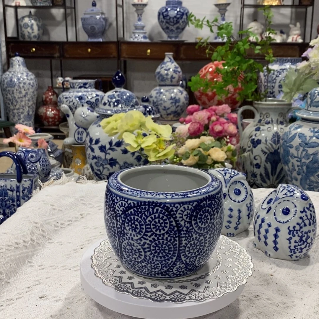 【闪购商品】缸小花缸摆件……摆件……