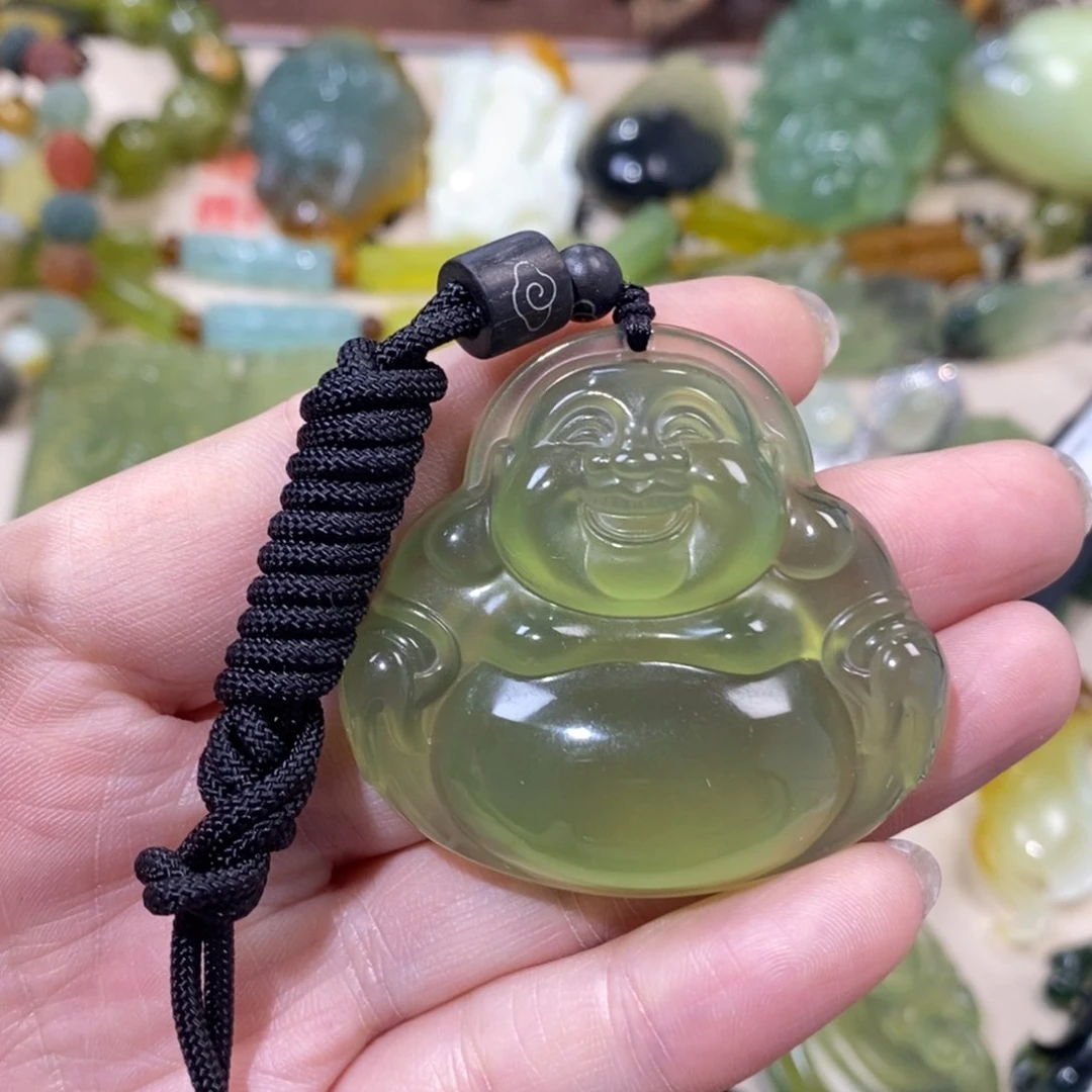 蛇纹石玉未镶嵌吊坠(不含链)