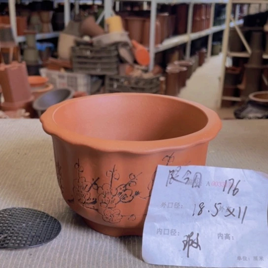 花盆紫砂紫紫砂盆
