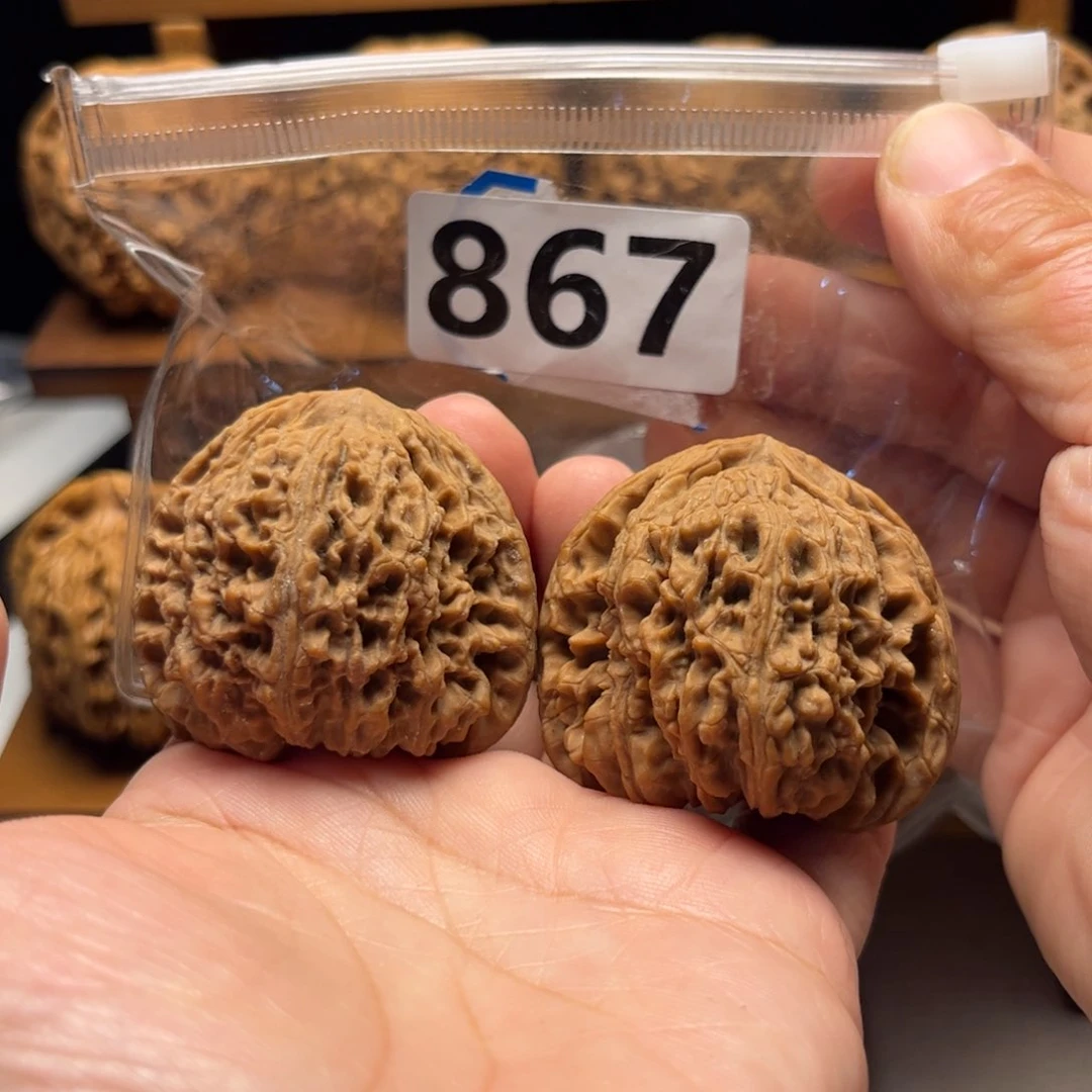 吊坠文玩核桃矮三角42