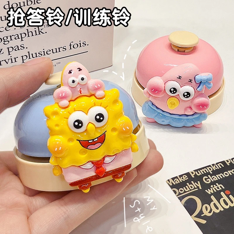 铃铛手按抢答铃可爱卡通厨房叫餐铃铛传唤铃提醒器直播间上车铃铛