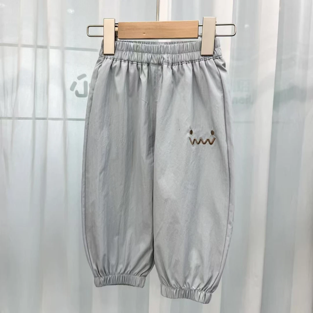 夏日薄款男中童宝宝夏季百搭透气防蚊裤XBK53479