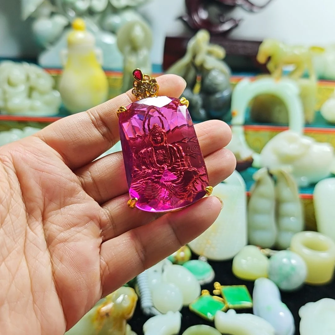 颈饰银S925镶嵌红宝石