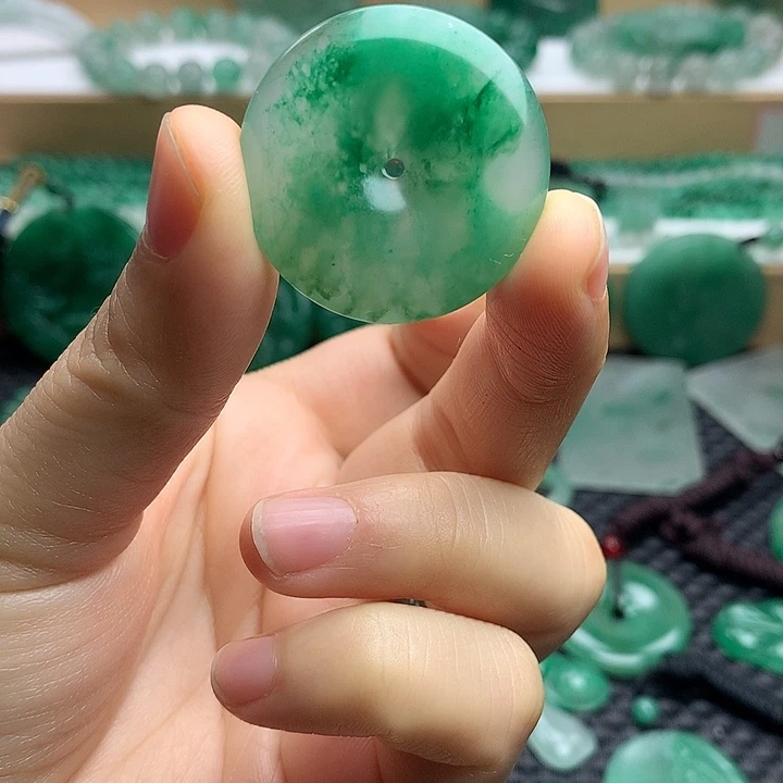 银S925镶嵌石英岩玉珠宝半成品