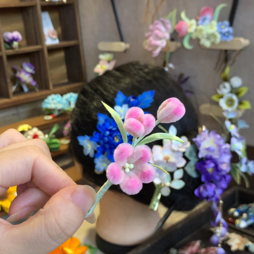 特价绒花蚕丝线制作