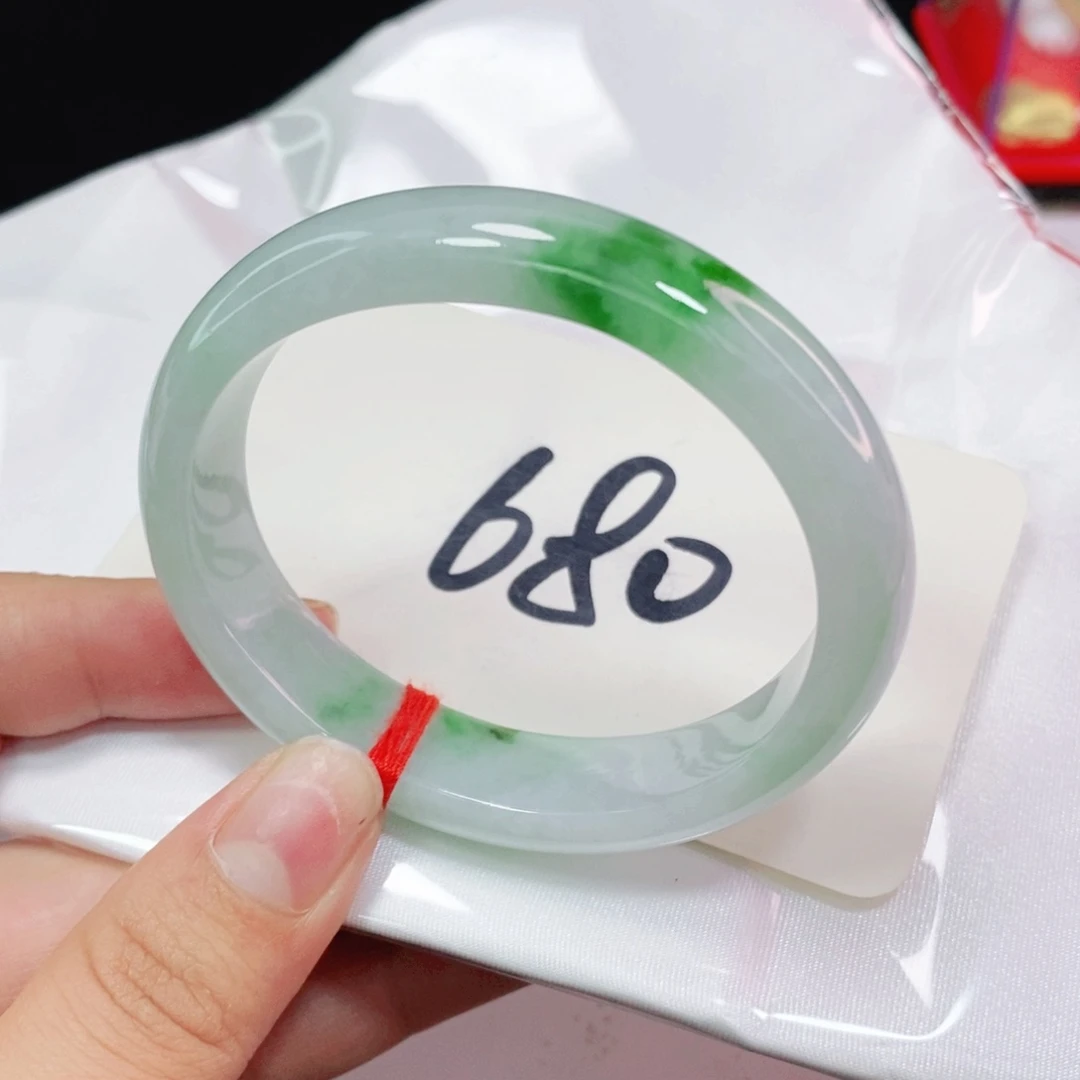 翡翠手镯（贵妃镯）未镶嵌贵妃54.55