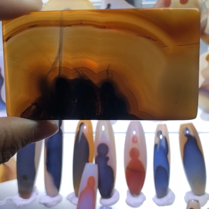 查罗石未镶嵌珠宝半成品174