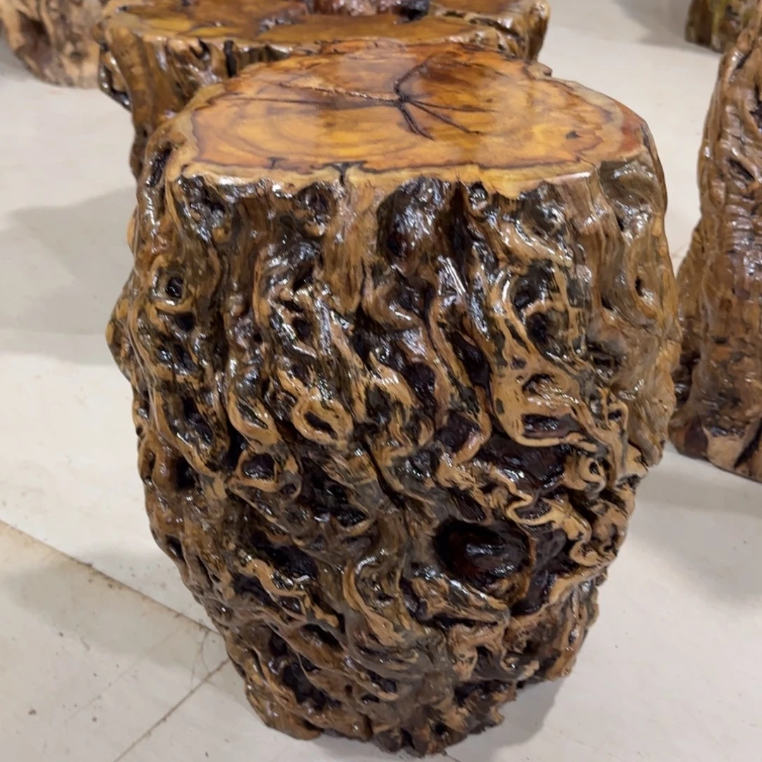 阿***兴龙纹鸡心枣木手工艺品