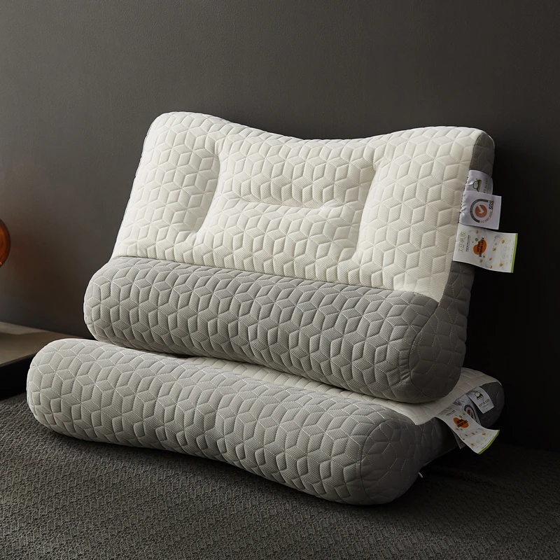 【护颈款】分区舒颈枕芯深睡眠枕久睡不塌陷枕头单人学生家用睡枕