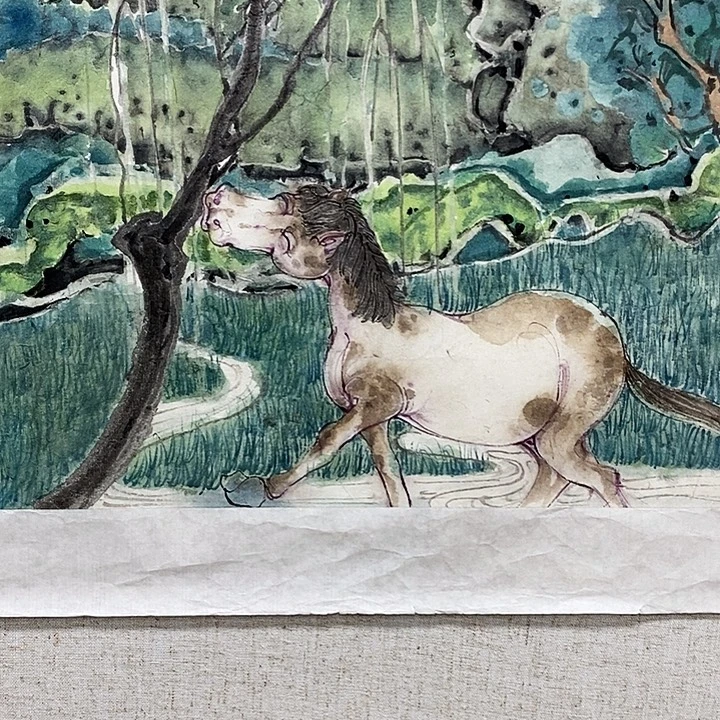 国画亲笔手绘原创