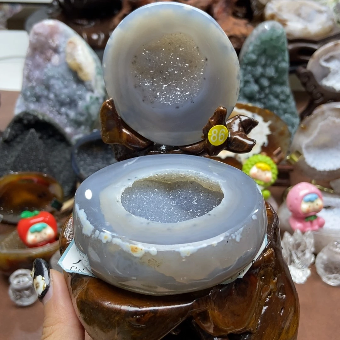 未镶嵌摆件紫晶水晶
