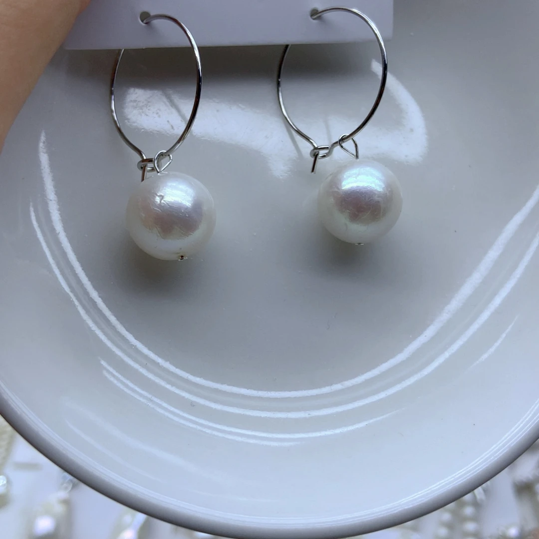 淡水珍珠未镶嵌耳饰