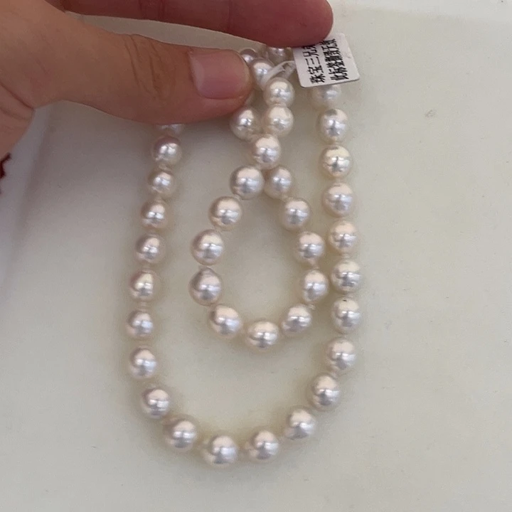 淡水珍珠银S925镶嵌颈饰10