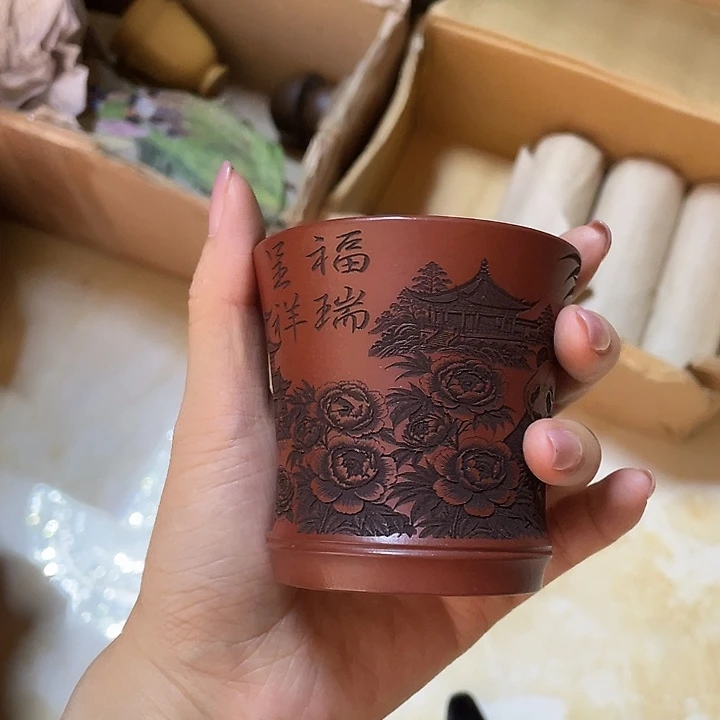 茶壶紫砂全手工打造