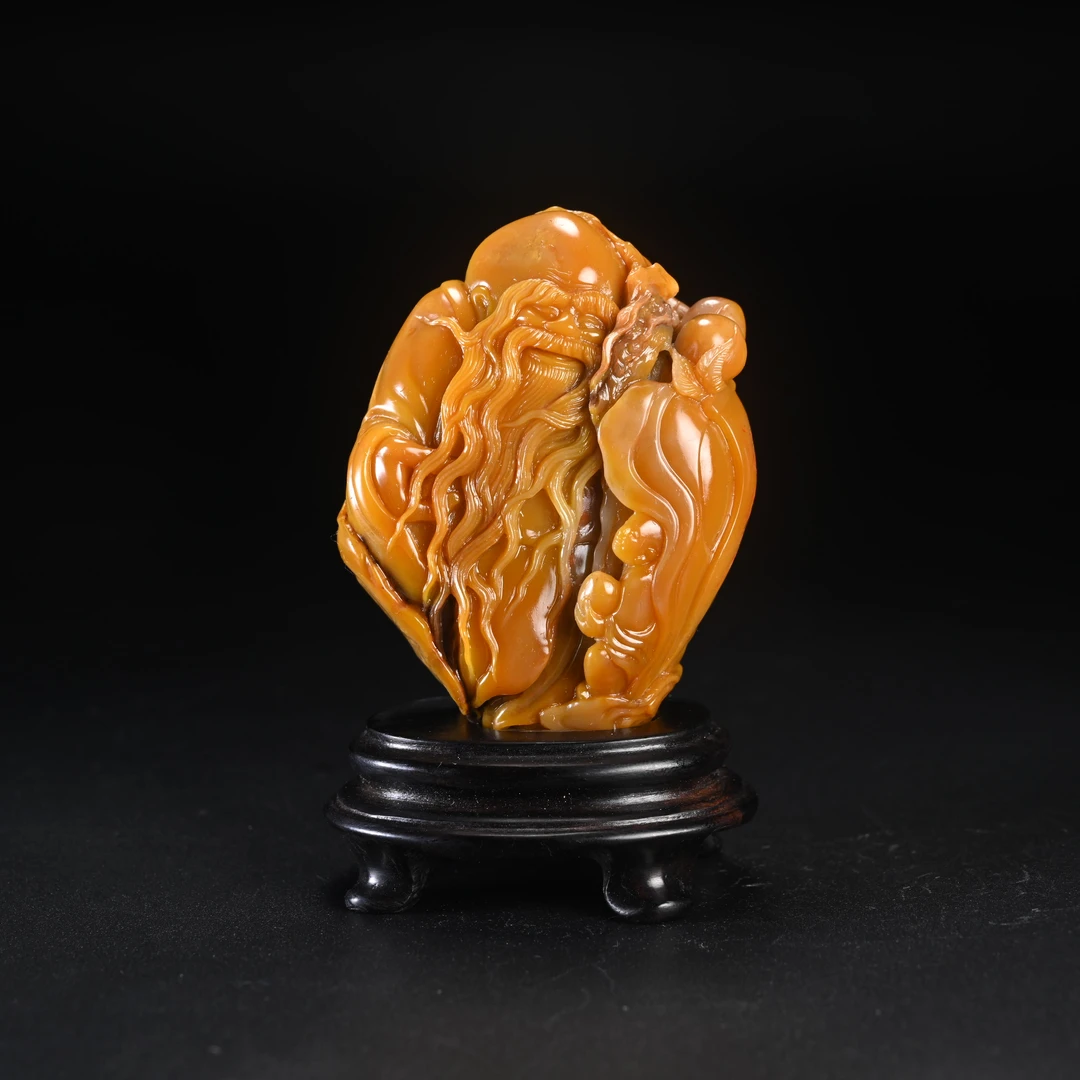 Lot8860 25YU106580田黄石寿星摆件/匡时