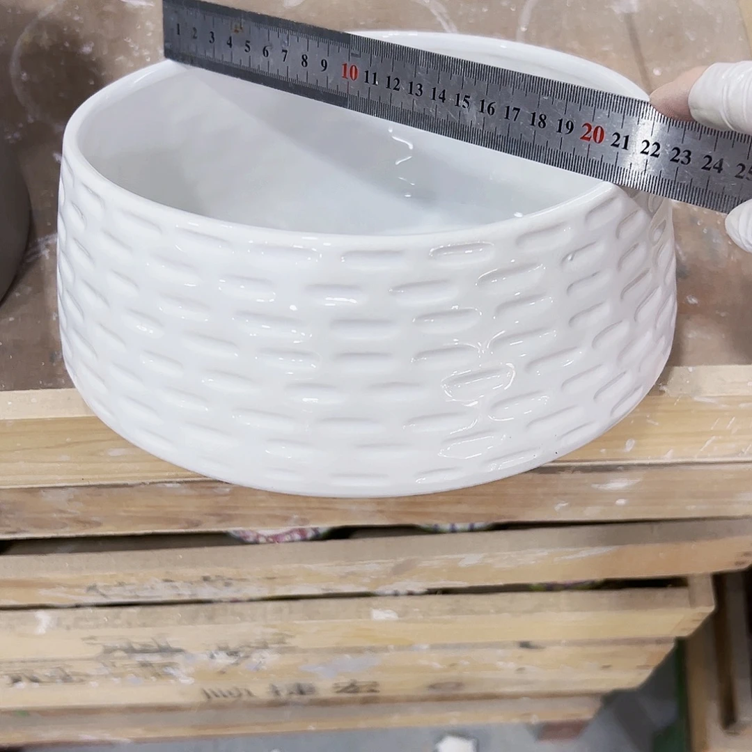 有孔，外贸尾单陶瓷花盆凑单10米包邮