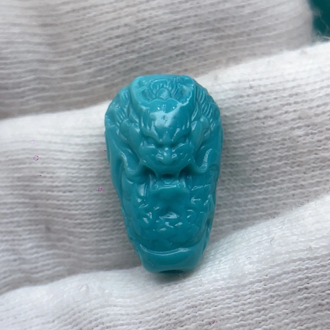 绿松石未镶嵌颈饰卡10.5-17.5-8.3