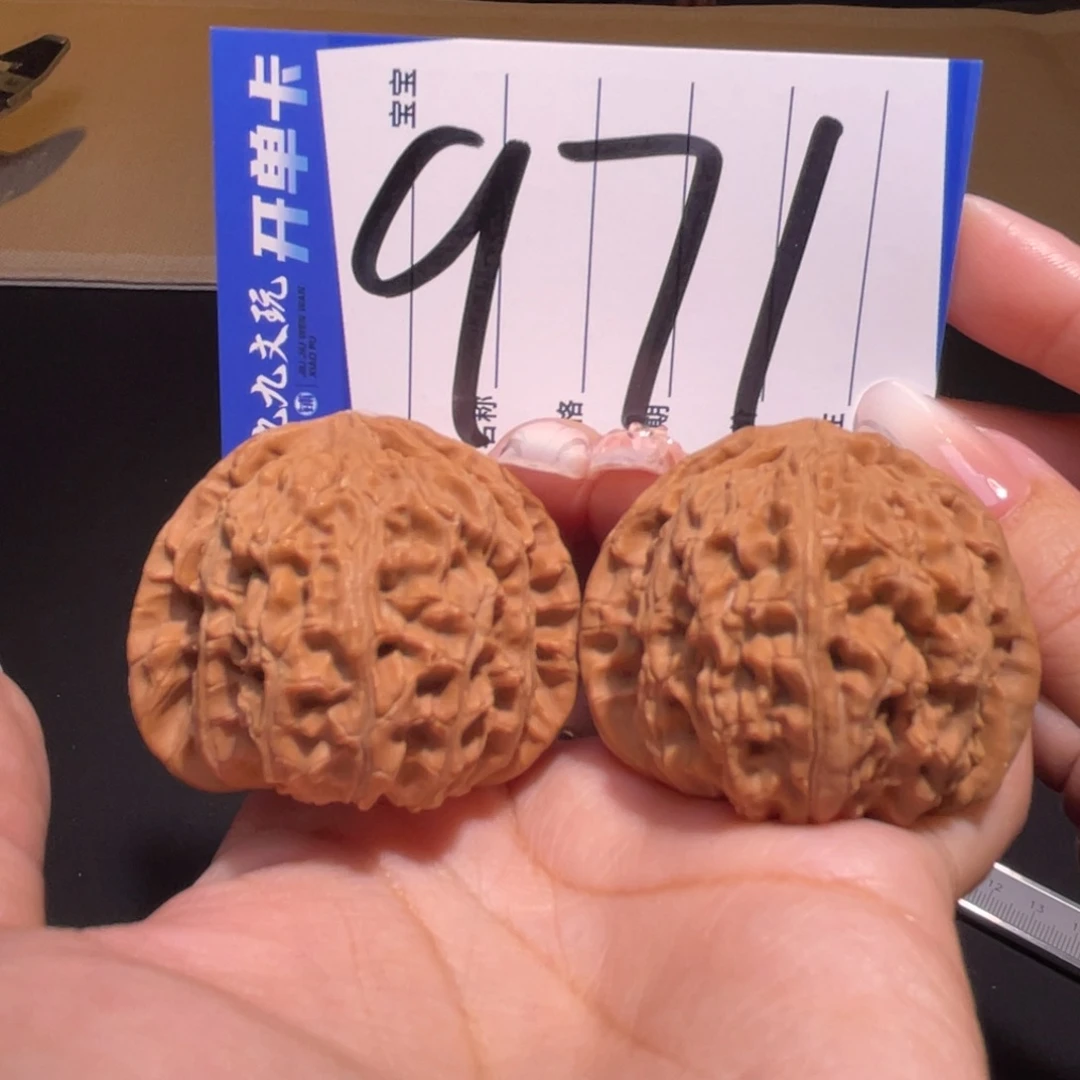 把件文玩核桃43白狮子