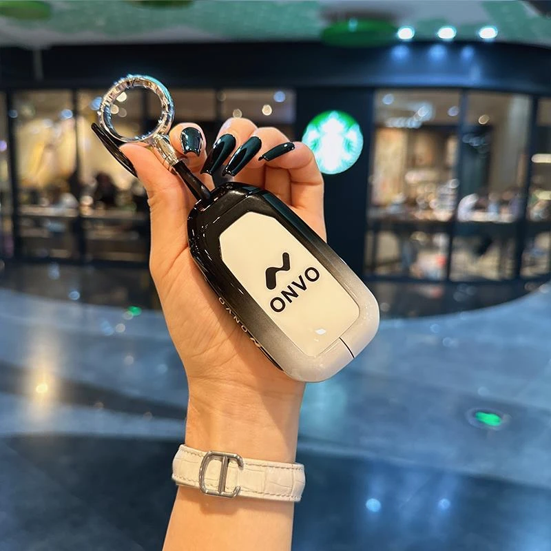 适用于2025款智己ls6金属钥匙套智己LS6汽车改装遥控钥匙全包壳扣