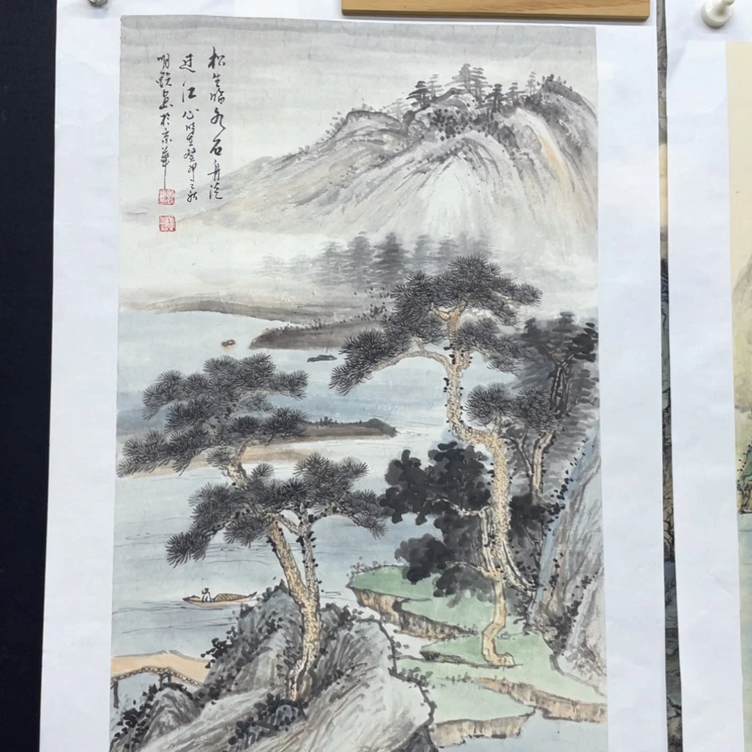 国画手绘国画，精品仿古山水