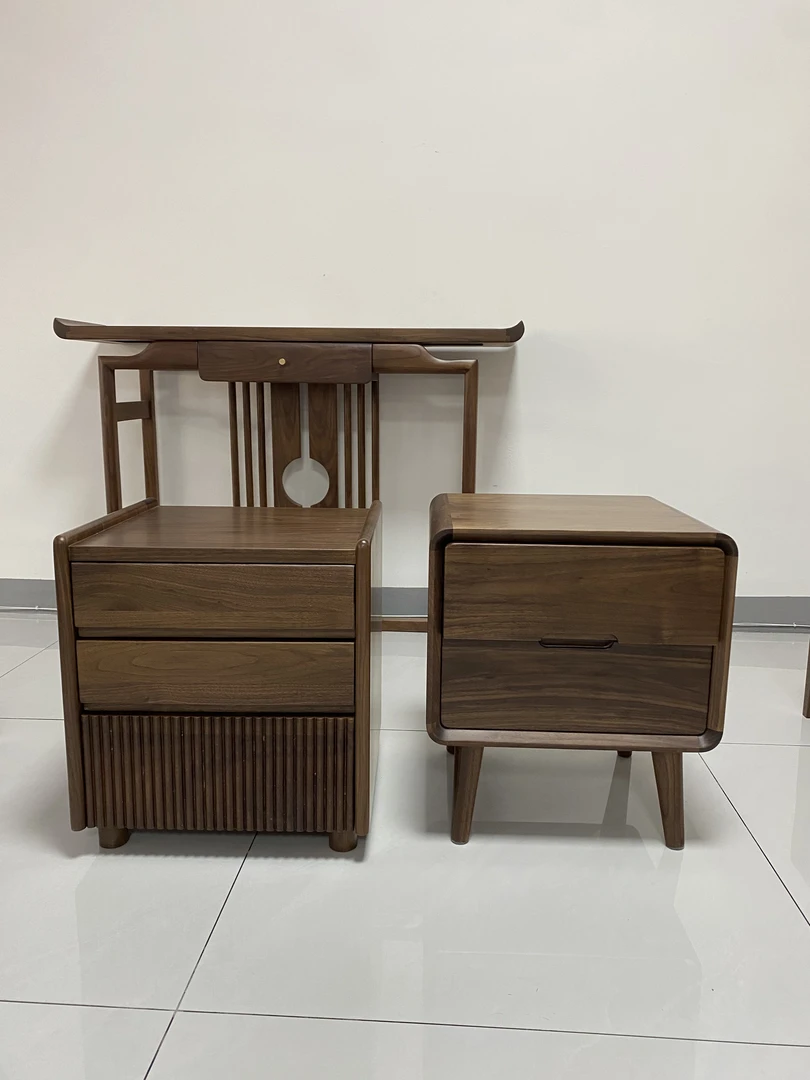 北美黑胡桃床头柜