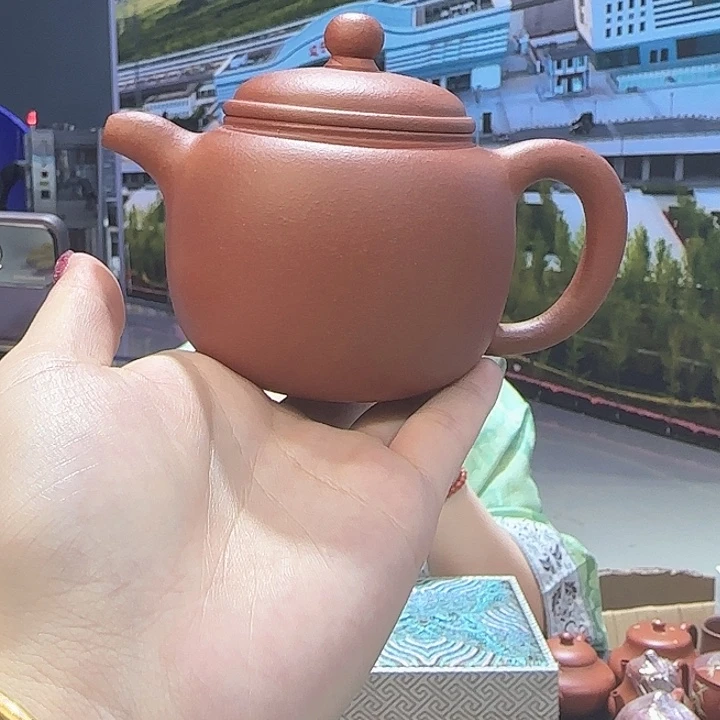 紫砂茶杯红清水匏尊  200CC