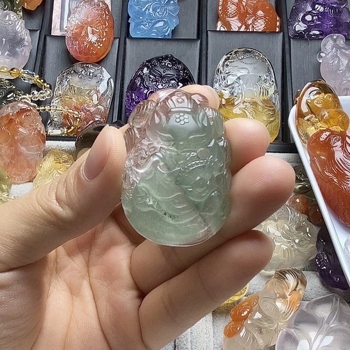 颈饰未镶嵌水晶水晶吊坠