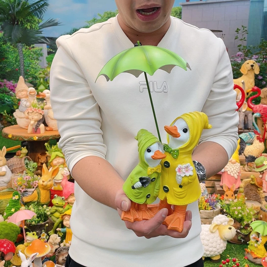 红陶花园庭院摆件