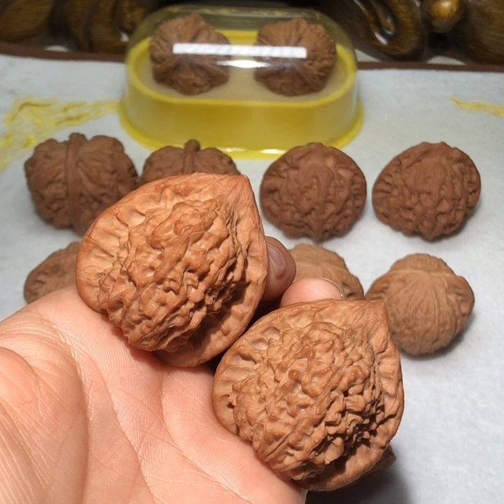 文玩核桃把件40朱雀