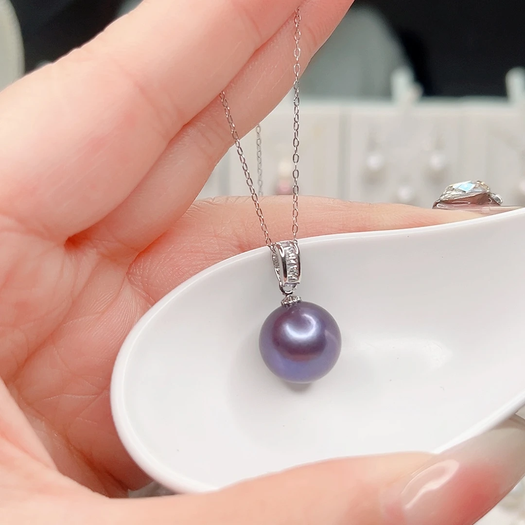 合金淡水珍珠吊坠(赠链)