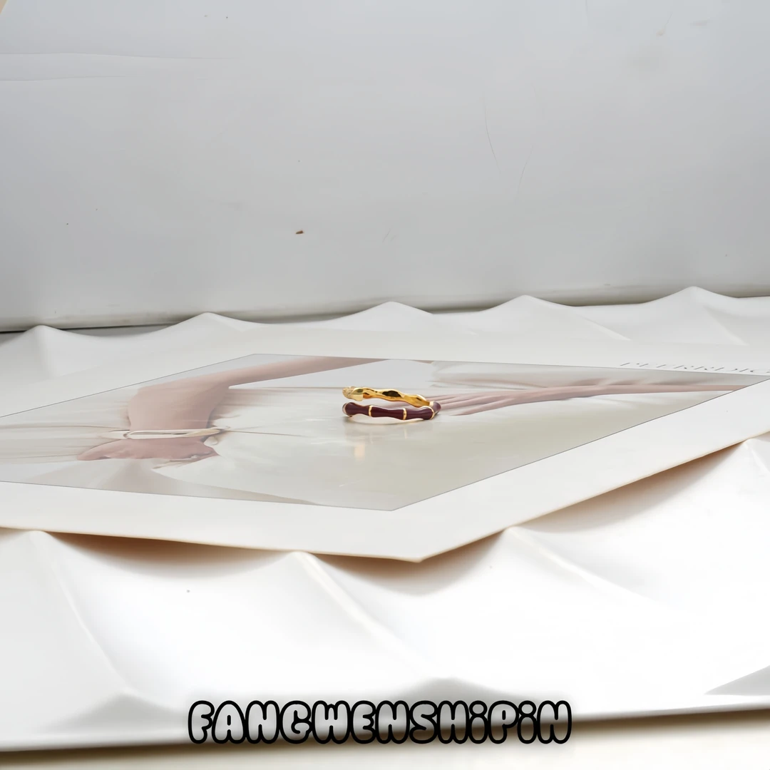 铜合金锆石戒指 【镀K金】8443【开口】