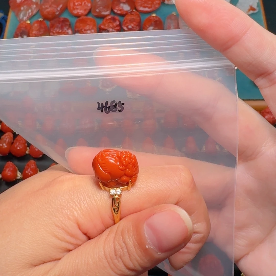 南红玛瑙南红银S925镶嵌