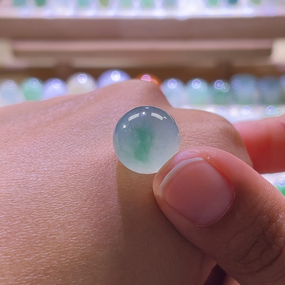 散珠翡翠展示勿拍缅甸翡翠a货卡12+