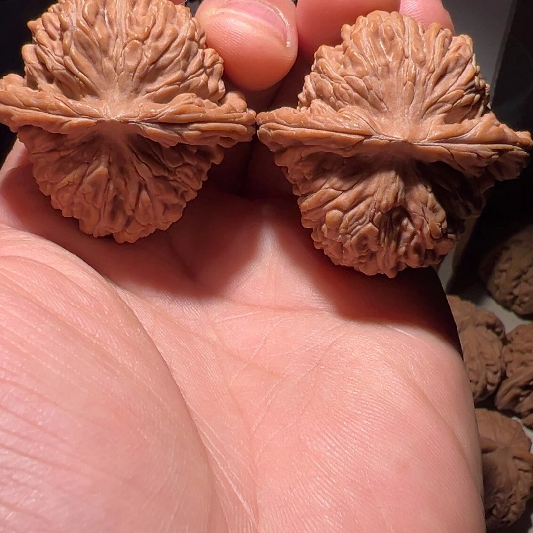 文玩核桃把件42尺全品平谷四座楼