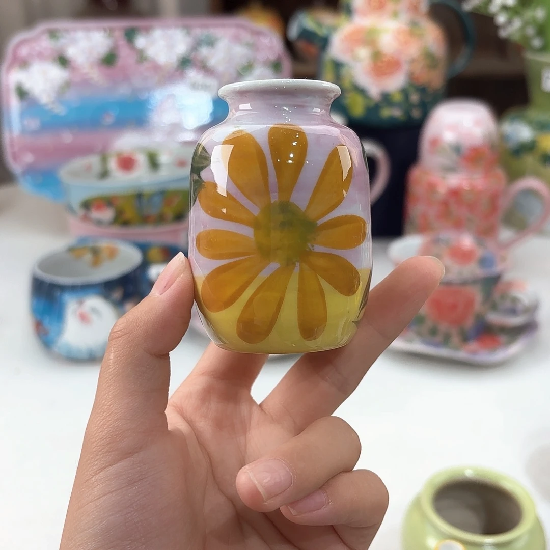 景德镇手绘高温釉下彩陶瓷茶具