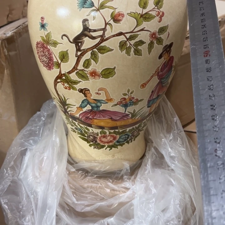 瓷花瓶摆件外贸出口（微瑕）
